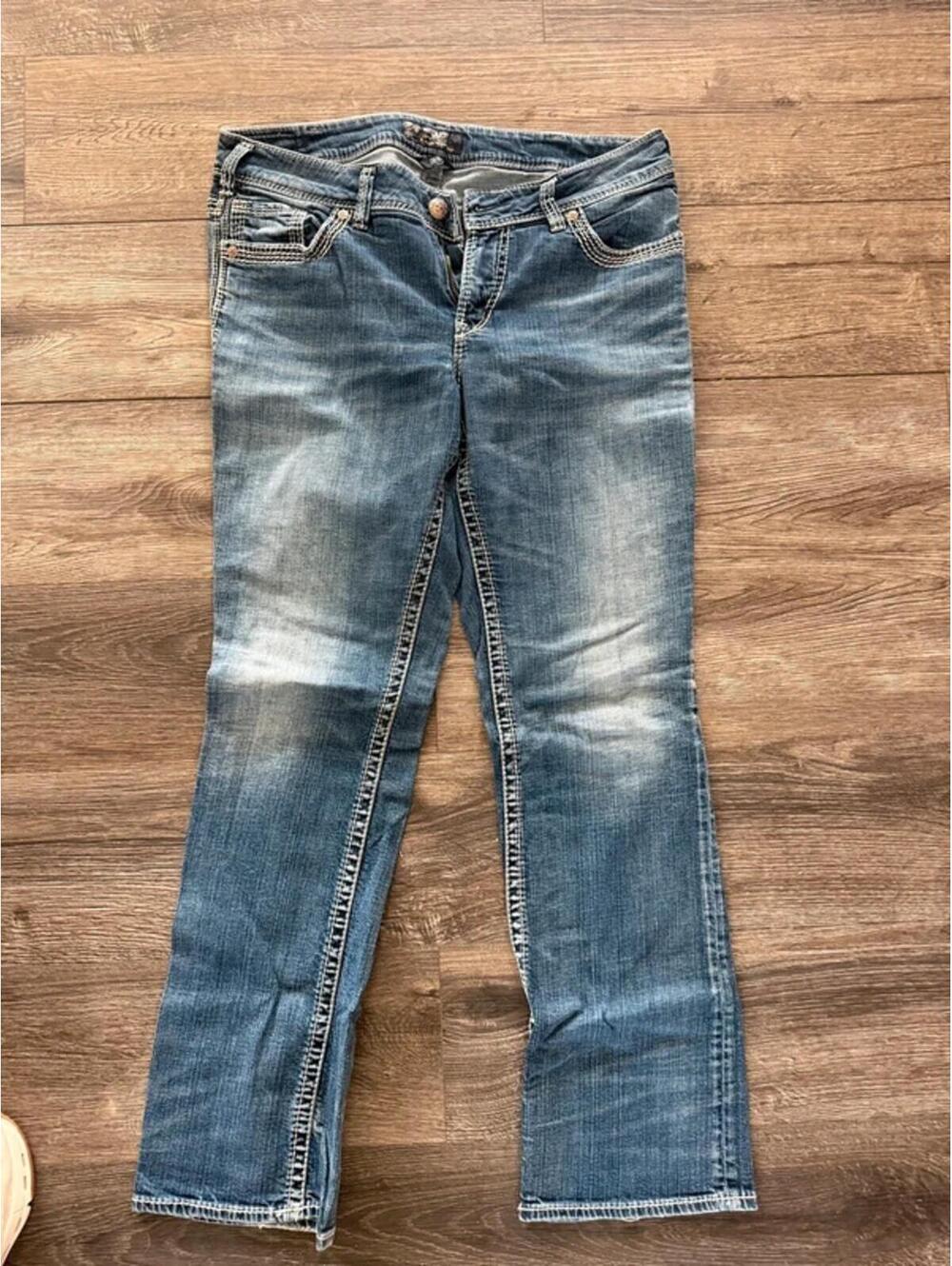 Silver Suki Jeans 14 x 33
